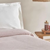 Karaca Home Celia Pembe Çift Kişilik Pike - 4