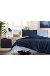 Özdilek Tek Kişilik Ranforce Nevresim Takımı Colourist İndigo-Gök Mavisi - 1