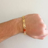 Altın Kaplama Erkek Bileklik EBLK-346 thumbnail 2