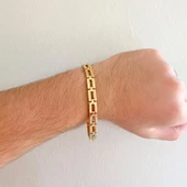 Altın Kaplama Erkek Bileklik EBLK-348 thumbnail 2