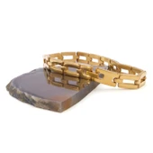 Altın Kaplama Erkek Bileklik EBLK-348 thumbnail 3