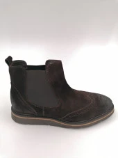 SOLMAZ 3584 KAHVERENGİ SÜET HAKİKİ DERİ BOT thumbnail 1