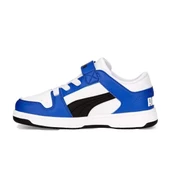 Puma PM Rebound Layup Lo SL V PS Beyaz Çocuk Ayakkabı 370492 19 - 3