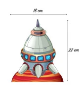 Uzay Temalı Ayaklı Pano Seti Kişiye Özel thumbnail 3