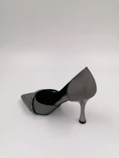 SOLMAZ AERN PLATİN RENK SATEN STİLETTO thumbnail 2