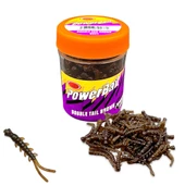 Power Bait Double Tail Kahverengi Silikon Kurt Balık Yemi - Kokulu (9957) - 1