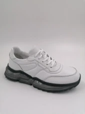 FRANCO MEN 2020 BEYAZ RENK HAKİKİ DERİ ORTOPEDİK AYAKKABI thumbnail 1