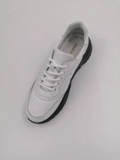 FRANCO MEN 2020 BEYAZ RENK HAKİKİ DERİ ORTOPEDİK AYAKKABI thumbnail 3