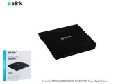 S-link USB 3.0 DVD-R-CD-R-RW- Dvd-Rw Ultra Slim Harici Optik Yazıcı Siyah - 6