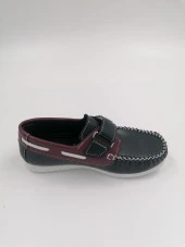 SOLMAZ SERHAT SİYAH BORDO CIRTLI ÇOCUK AYAKKABI thumbnail 2