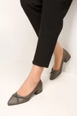 SOLMAZ KELLY PLATİN SATEN TAŞLI TOPUKLU AYAKKABI thumbnail 2