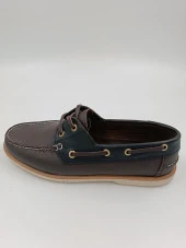 SOLMAZ KAHVE SİYAH HAKİKİ DERİ BAĞCIKLI ERKEK AYAKKABI thumbnail 2