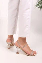 SOLMAZ DİMA TEN SATEN TAŞLI TOPUKLU TERLİK&AYAKKABI thumbnail 2