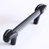 Duru 96 mm Siyah Metal Kulp Mobilya Çekmece Mutfak Dolabı Kulpları Kapak Dolap Kulpu Kulbu Siyah - 9