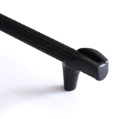 Duru 96 mm Siyah Metal Kulp Mobilya Çekmece Mutfak Dolabı Kulpları Kapak Dolap Kulpu Kulbu Siyah - 8