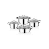 Sırma İndüksiyon Tabanlı 8 Parça Tencere Seti - 4