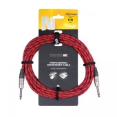 STAGG ENSTRÜMAN KABLOSU 6 METRE ÖRGÜ SARGILI NGC6VTR RD - 1