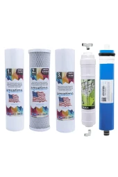 Açık Kasa Su Arıtma Cihazı Filtreleri 5li Filtre Seti Çift Sedimentli - 1