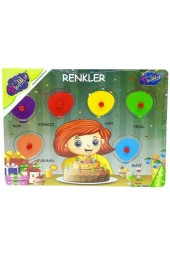 Play Wood Ahşap Tutmalı Renkler ONY-153 - 2