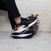 M.P 1659 Siyah Renk Kaymaz Rahat HAfif Spor Ayakkabı - 2