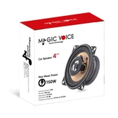 Magicvoice MV-2004 4" 10Cm 150 Watt Tweeter'lı Tekli Metal Kasa Oto Hoparlör thumbnail 4
