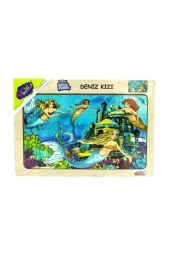 Play Wood Ahşap Eğitici Puzzle Deniz Kızı ONY-28 - 4