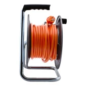 Makaralı Seyyar Kablo Kapaklı 4 Prizli Metal Uzatma Kablosu 3x1.5 mm TTR Kablo 50 Metre - 7