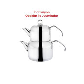 DELUX MEGA BOY PLATİN ÇAYDANLIK TAKIMI - 1