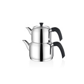 DELUX ORTA BOY BLACK SOFT ÇAYDANLIK TAKIMI - 1