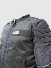 Forte Gt 2001057 Dark Night Yazlık Mont 3 Kademeli Korumalı Motosiklet Montu 5XL Beden Siyah - 2