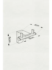 Neux Krom Ikili Askılık - 2