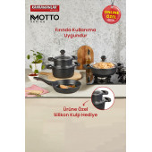 Motto Prime 7 Parça Döküm Tencere Seti - 1