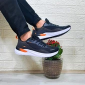 M.P 1603 Siyah-Beyaz Gri Rahat Koşu Erkek Spor Ayakkabı - 7