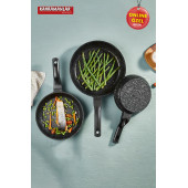 Helegra 3lü Döküm Tava Seti - 1