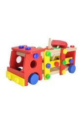 Wooden Toy Ahşap Kamyon Sök-Tak PR-146 - 2