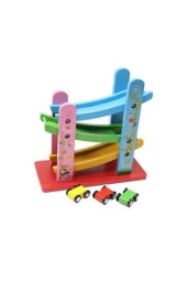 Minyatür Ahşap Araç Pisti 3 Katlı - 1