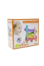 Minyatür Ahşap Araç Pisti 3 Katlı - 4