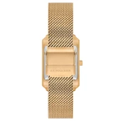 U.S. POLO ASSN. USPA2073-03 ALTIN KAPLAMA HASIR DİKDÖRTGEN KADIN KOL SAATİ - 3