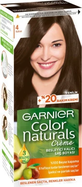 Garnier Color Naturals 4/0 - Kahve Saç Boyası thumbnail 1