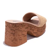 Dagoster DZA07-890398CN Nut Ortopedik Günlük Topuklu Kadın Hasır Terlik - 4