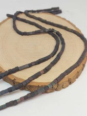 Hematit Taşı Küp Şekilli 4mm Dizi (49672) thumbnail 3