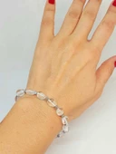 Kristal Kuvars Taşı Tasarım Bileklik (47152) thumbnail 1