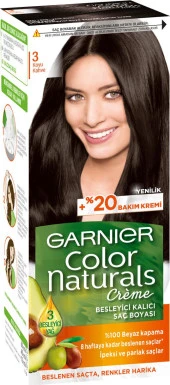 Garnier Color Naturals 3 Koyu Kahve thumbnail 1