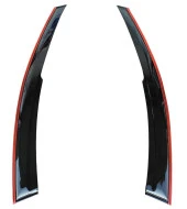 Hyundai Starex Çift Sıra Kırmızı Kromlu Cam Rüzgarlığı 2-Li thumbnail 1