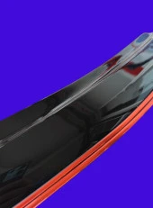 Toyota Corolla Çift Sıra Kırmızı Kromlu Cam Rüzgarlığı 1999-2001 - 3