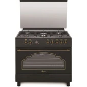 Gl General Desıre 90 Cm Kuzine Rustik Siyah Fırın Piliç Çevirme - 1