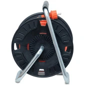 Makaralı Seyyar Kablo Kapaklı 4 Prizli Plastik Uzatma Kablosu 3x2.5 mm TTR Kablo 20 Metre thumbnail 6