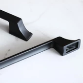 Mostar 128 mm Siyah Kulp Mobilya Mutfak Dolabı Çekmece Dolap Kulpları Kapak Kulpu Kulbu Metal 128 mm thumbnail 6