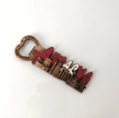 Antalya Görselli Metal Açacak Mıknatıslı Magnet Buzdolabı Süsü Şişe Açacağı Bakır Renk thumbnail 5