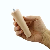 Ahşap Ayak Mobilya Koltuk Kanepe Sehpa Masa Ayağı Ayakları M8 Civatalı 12 cm + Bağlantı Aparatlı 8'li Set - 4